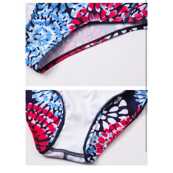 NEW Girls' Swimsuit Bathing Suit One Piece Suits Swim 14 - Picture 6 of 7